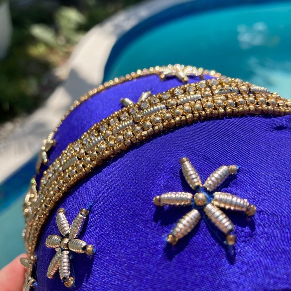 Couture Handmade Royal Silk Star Bikini & Cover Up - Picture 10 of 11